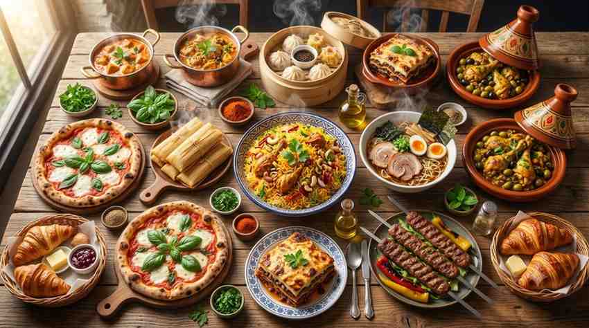 Traditional foods from around the world